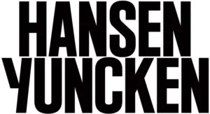 Bold black text spelling “Hansen Yuncken” in uppercase letters, stacked with “Hansen” on top and “Yuncken” below, on a plain white background.