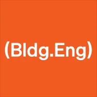 White text reading “(Bldg.Eng)” is centered on an orange background.