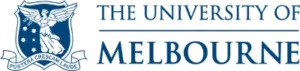 The University of Melbourne logo featuring a winged figure with a shield on the left and the text “The University of Melbourne” on the right.